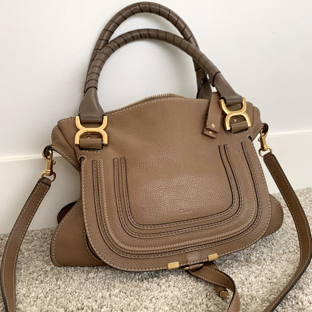 Chloe Marcie Medium Taupe